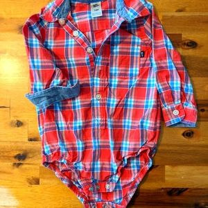 Baby B'Gosh 18 month button up onesie